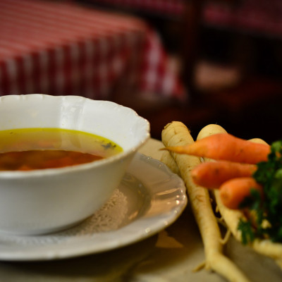 Supa od morke sa domaćim knedlama
